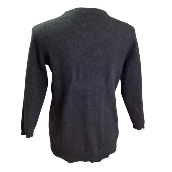 Talbots Audrey Cashmere Sweater size 1X black - Picture 2 of 4